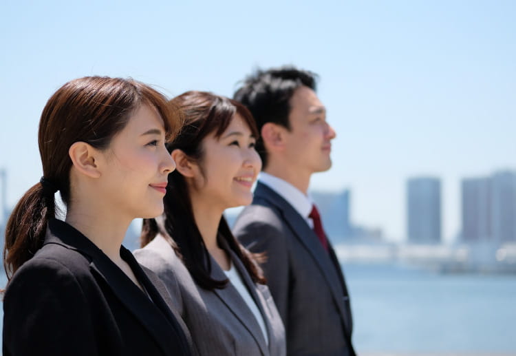 大手企業への高い就職率。就職率はほぼ100%。